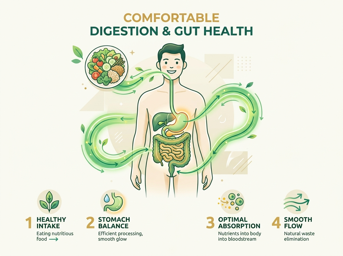 Infografik Anatomi Digestive